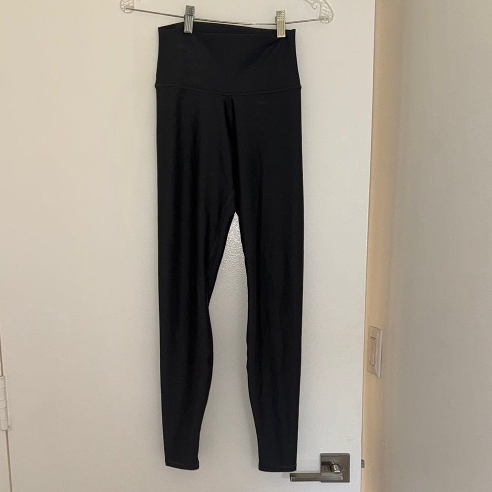 Gray High-Waisted Leggings